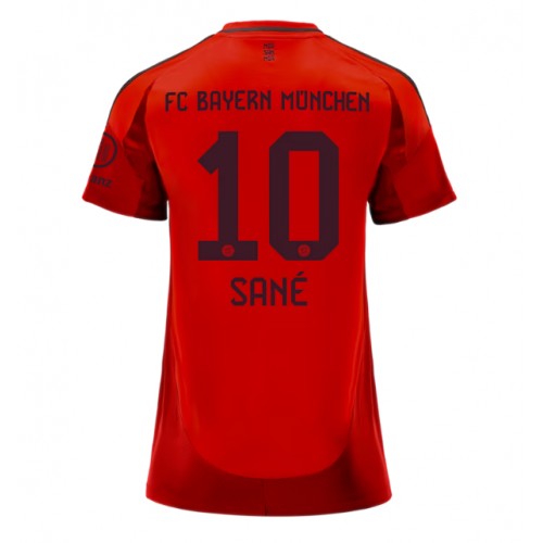 Dres Bayern Munich Leroy Sane #10 Domaci za Žensko 2024-25 Kratak Rukav